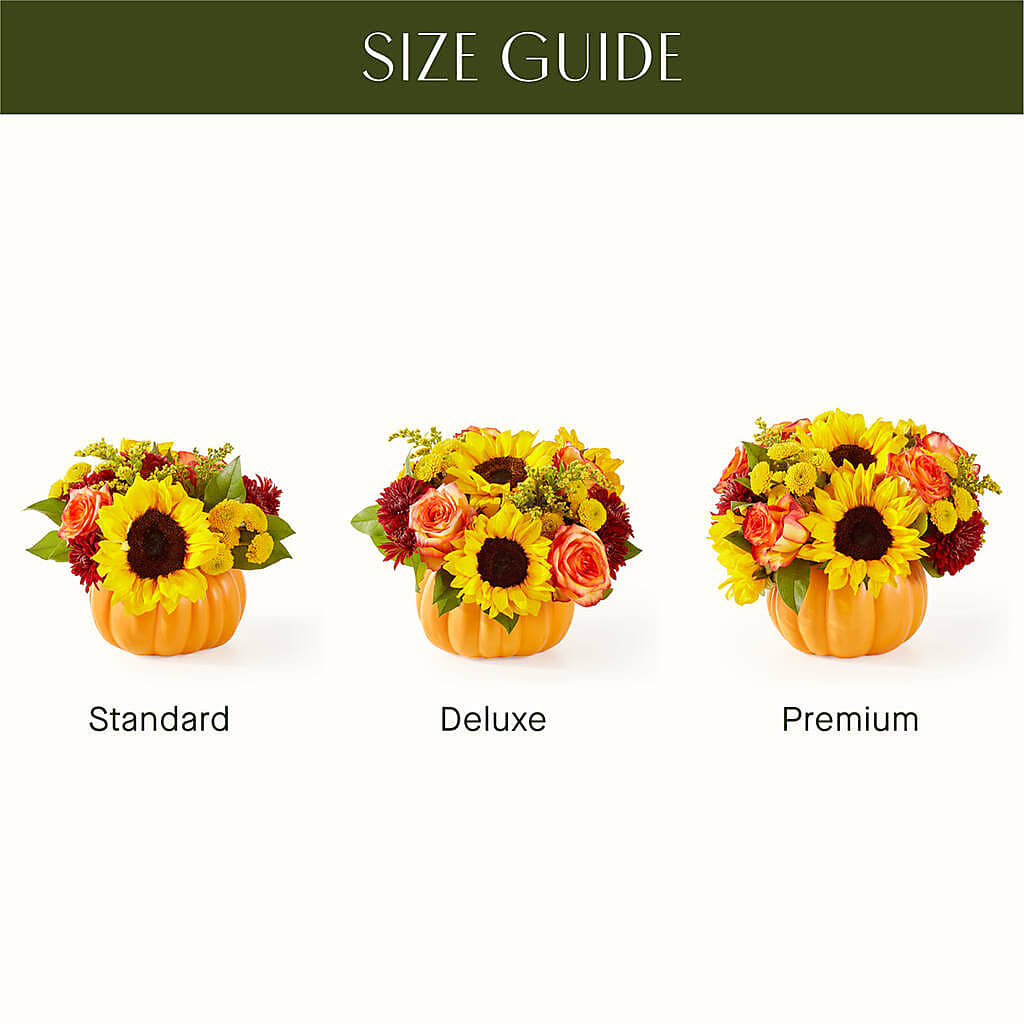 Golden Gourd Pumpkin Bouquet – Albertsons, Pleasanton CA