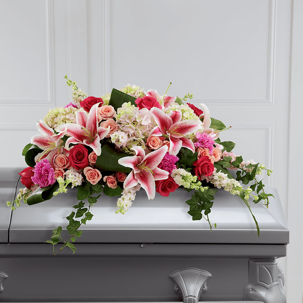 Splendid Grace Casket Spray – Albertsons, Pleasanton CA