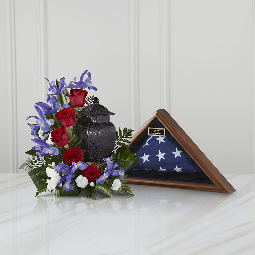 Patriotic Tribute Arrangement – Albertsons, Pleasanton CA