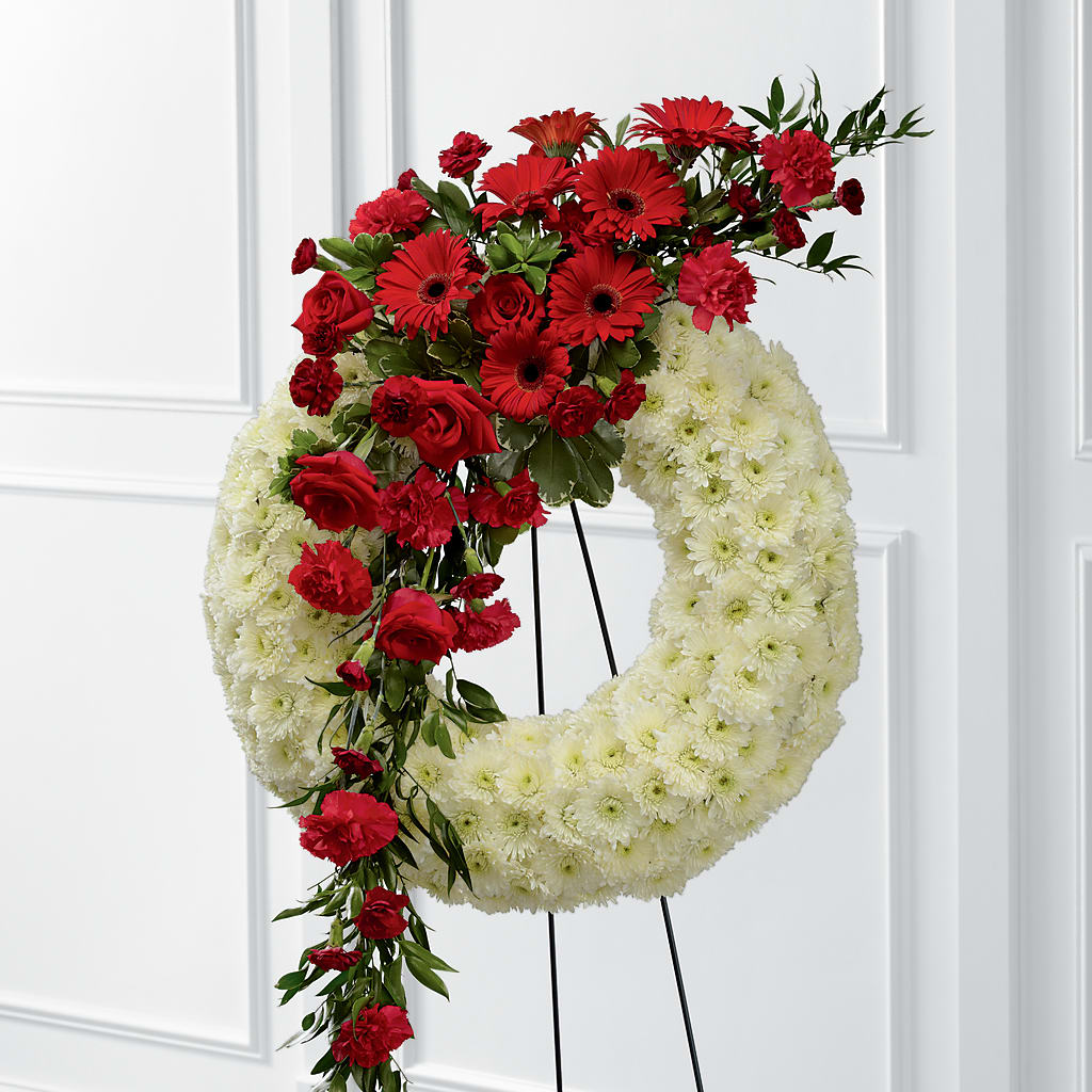 Graceful Tribute Wreath – Albertsons, Pleasanton CA