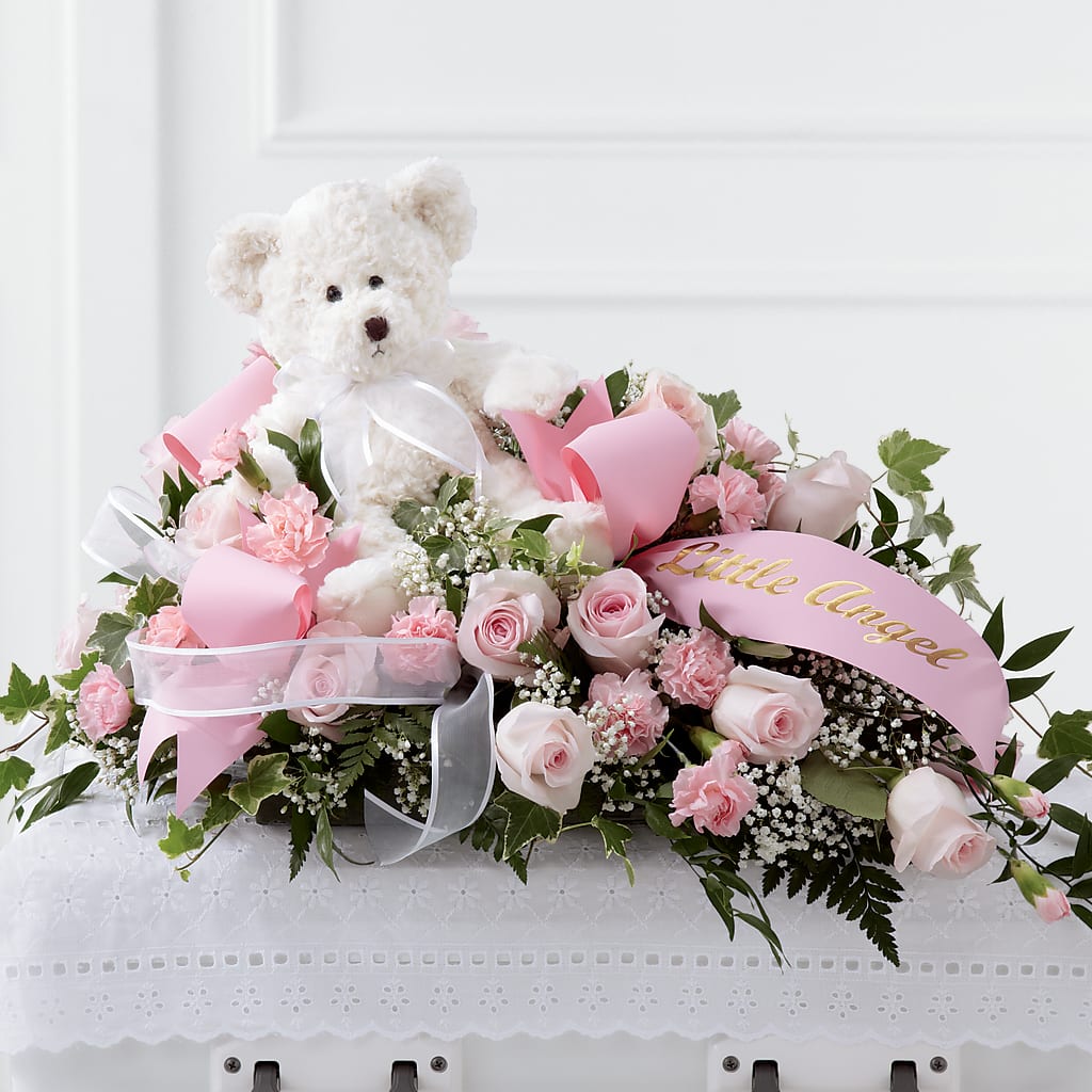 Touch of Sympathy Casket Spray – Albertsons, Pleasanton CA