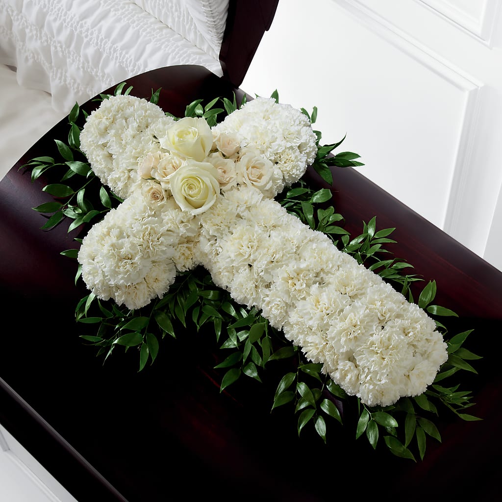Peaceful Memories Casket Spray (Standard) – Albertsons, Pleasanton CA