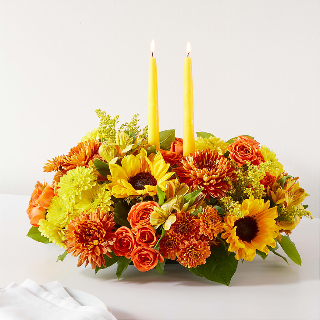 Autumn Harmony Centerpiece – Albertsons, Pleasanton CA
