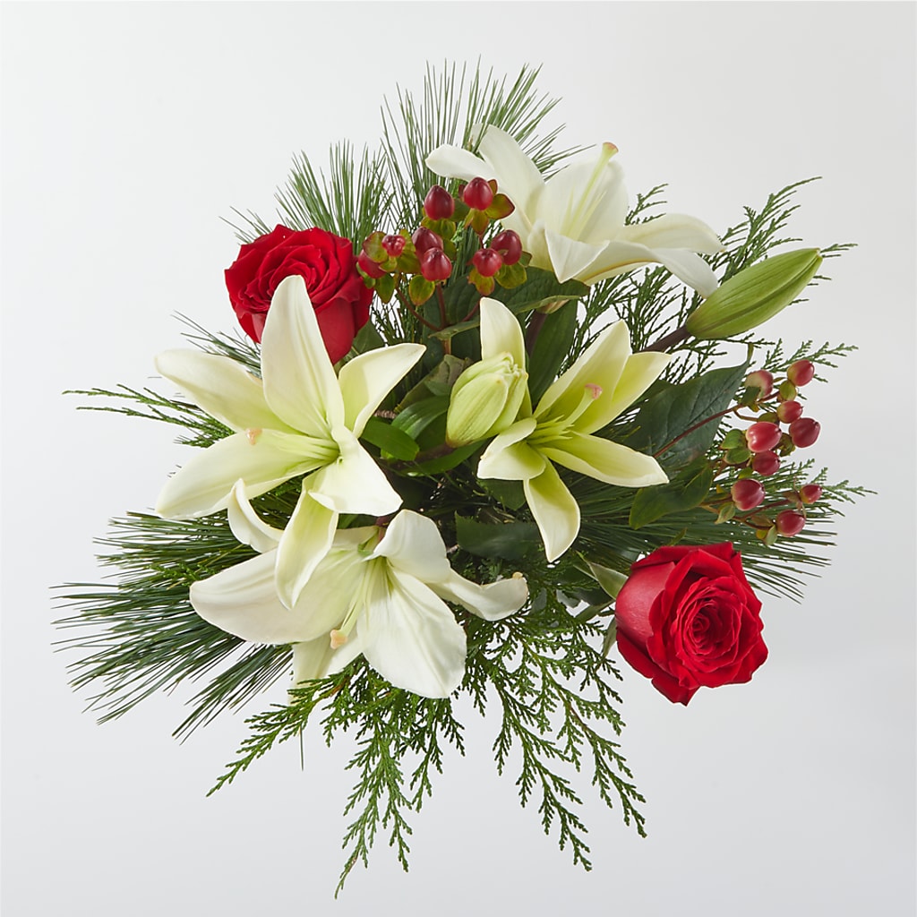 Evergreen Delight Bouquet & Happy Birthday Topper – Albertsons, Pleasanton CA