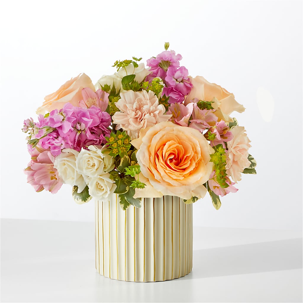 Paradise Bouquet with Ivory Vase – Albertsons, Pleasanton CA