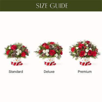 Jolly Snowman Bouquet –  Albertsons, Pleasanton CA