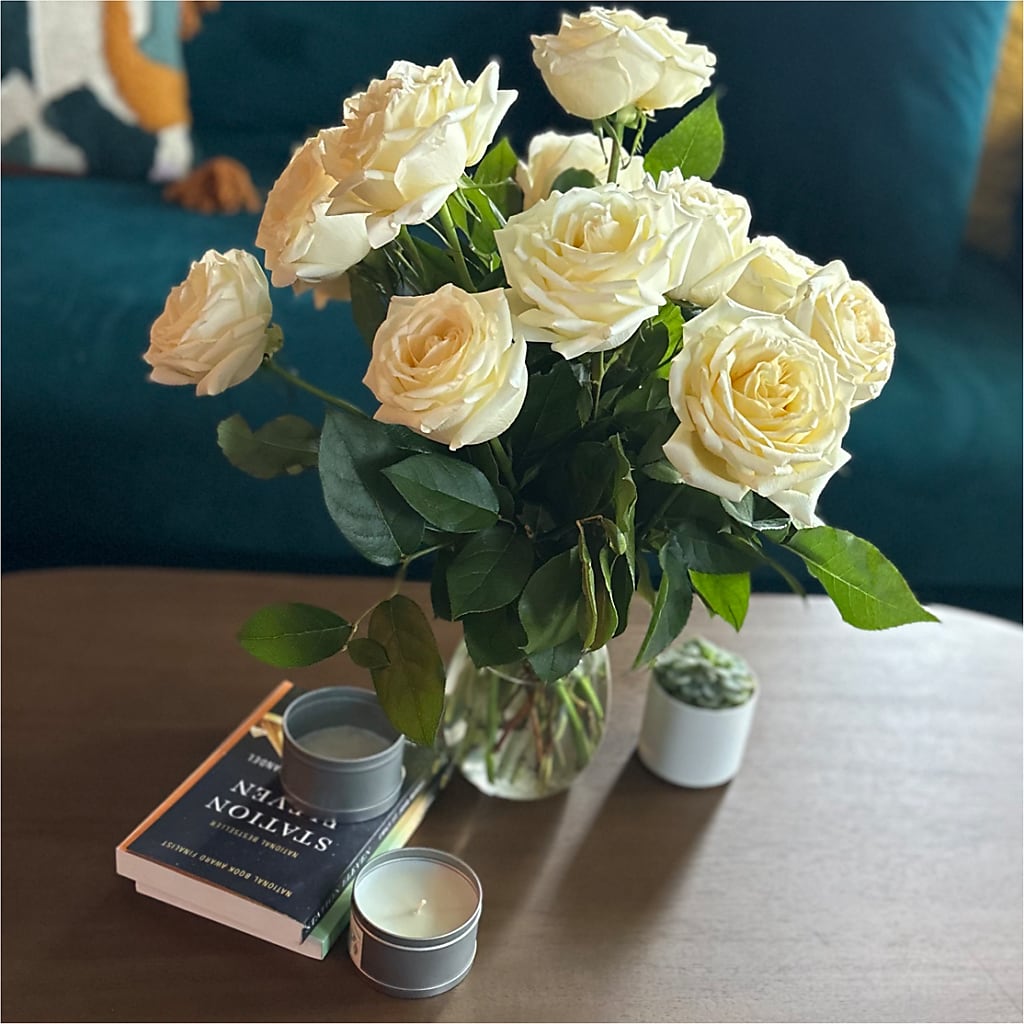 Long Stem Yellow Rose Bouquet –  Albertsons, Pleasanton CA