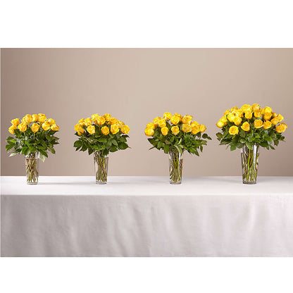 Long Stem Yellow Rose Bouquet –  Albertsons, Pleasanton CA