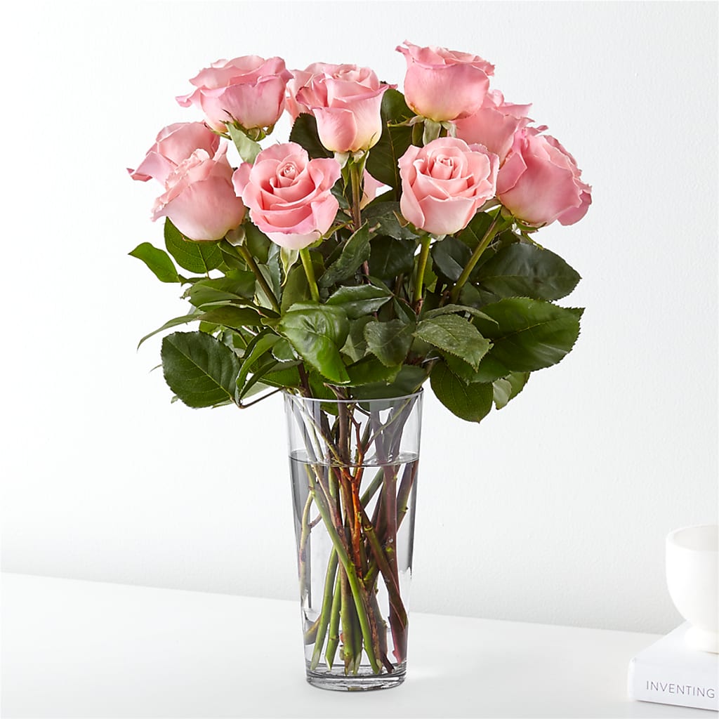 Long Stem Pink Rose Bouquet –  Albertsons, Pleasanton CA