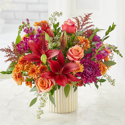 Burgundy Landscape Bouquet –  Albertsons, Pleasanton CA