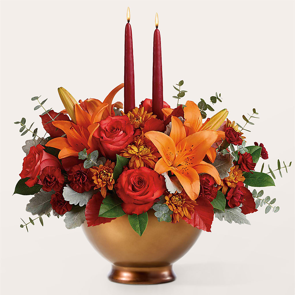 Fruits of Fall Centerpiece –  Albertsons, Pleasanton CA