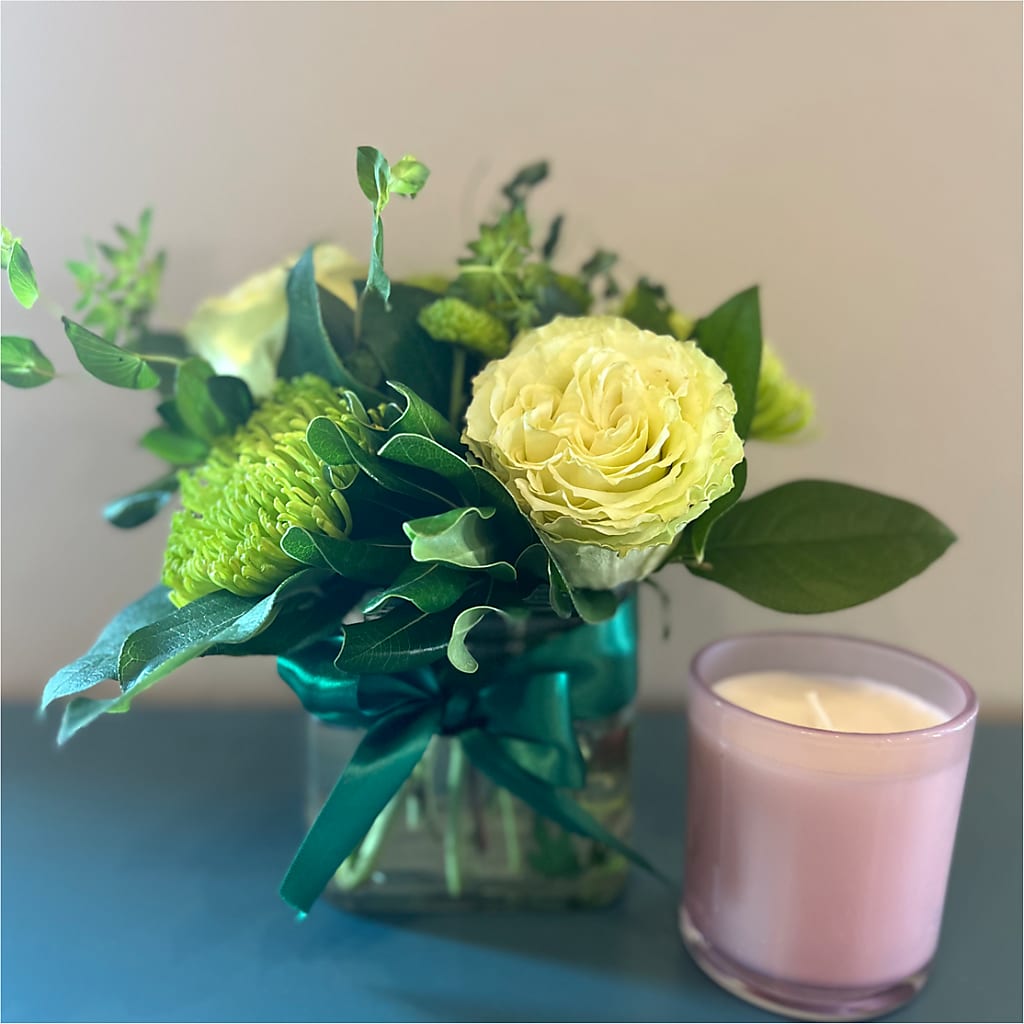Emerald Forest Bouquet –  Albertsons, Pleasanton CA