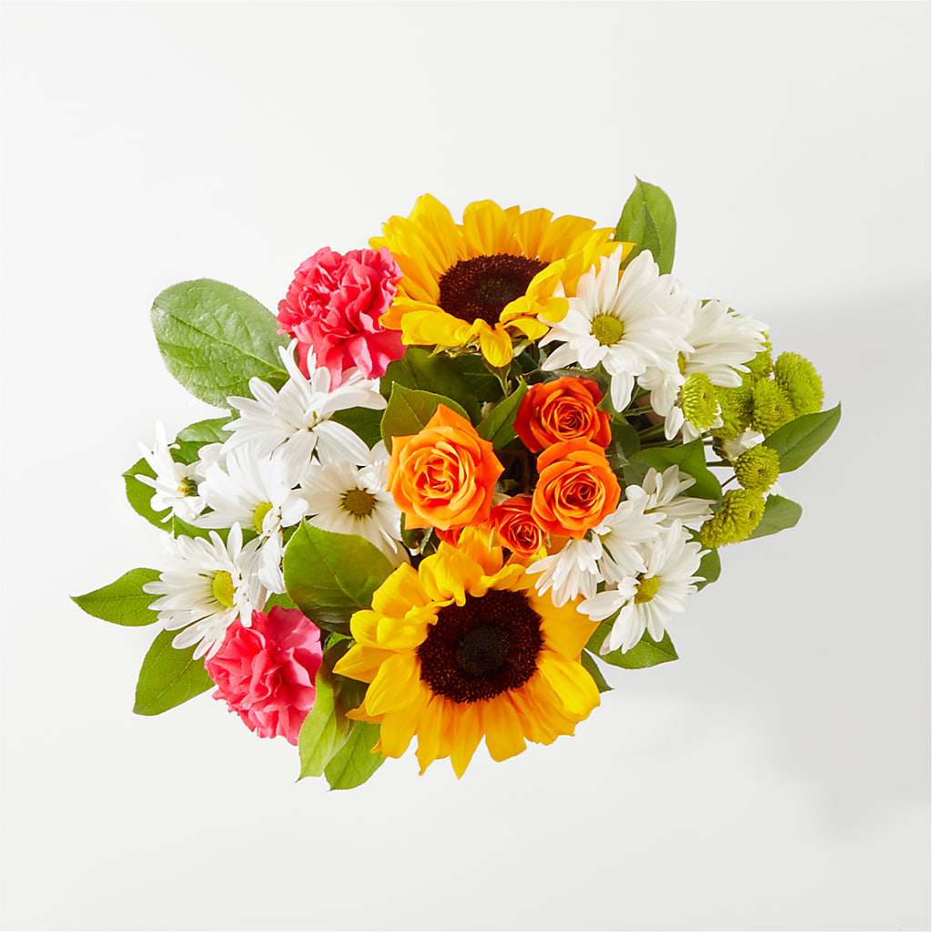 Sun-drenched Blooms Box Bouquet –  Albertsons, Pleasanton CA