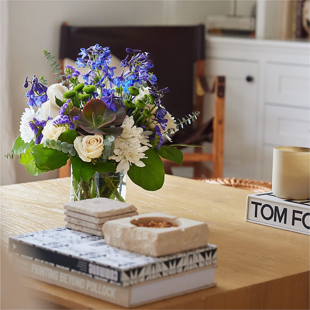 Cerulean Waves Bouquet –  Albertsons, Pleasanton CA