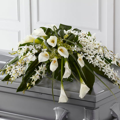 Angel Wings Casket Spray –  Albertsons, Pleasanton CA