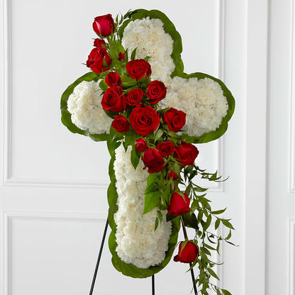Floral Cross Easel –  Albertsons, Pleasanton CA