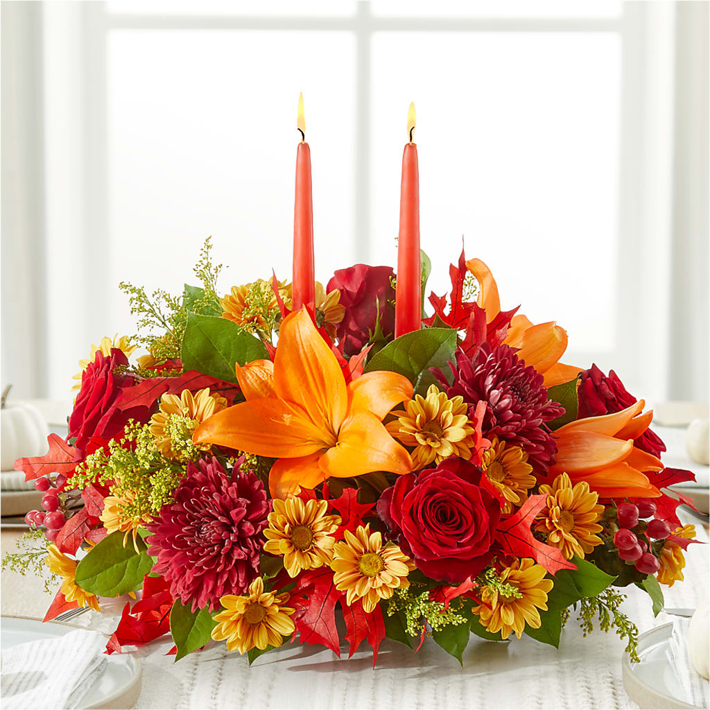 Autumn's Embrace Centerpiece –  Albertsons, Pleasanton CA